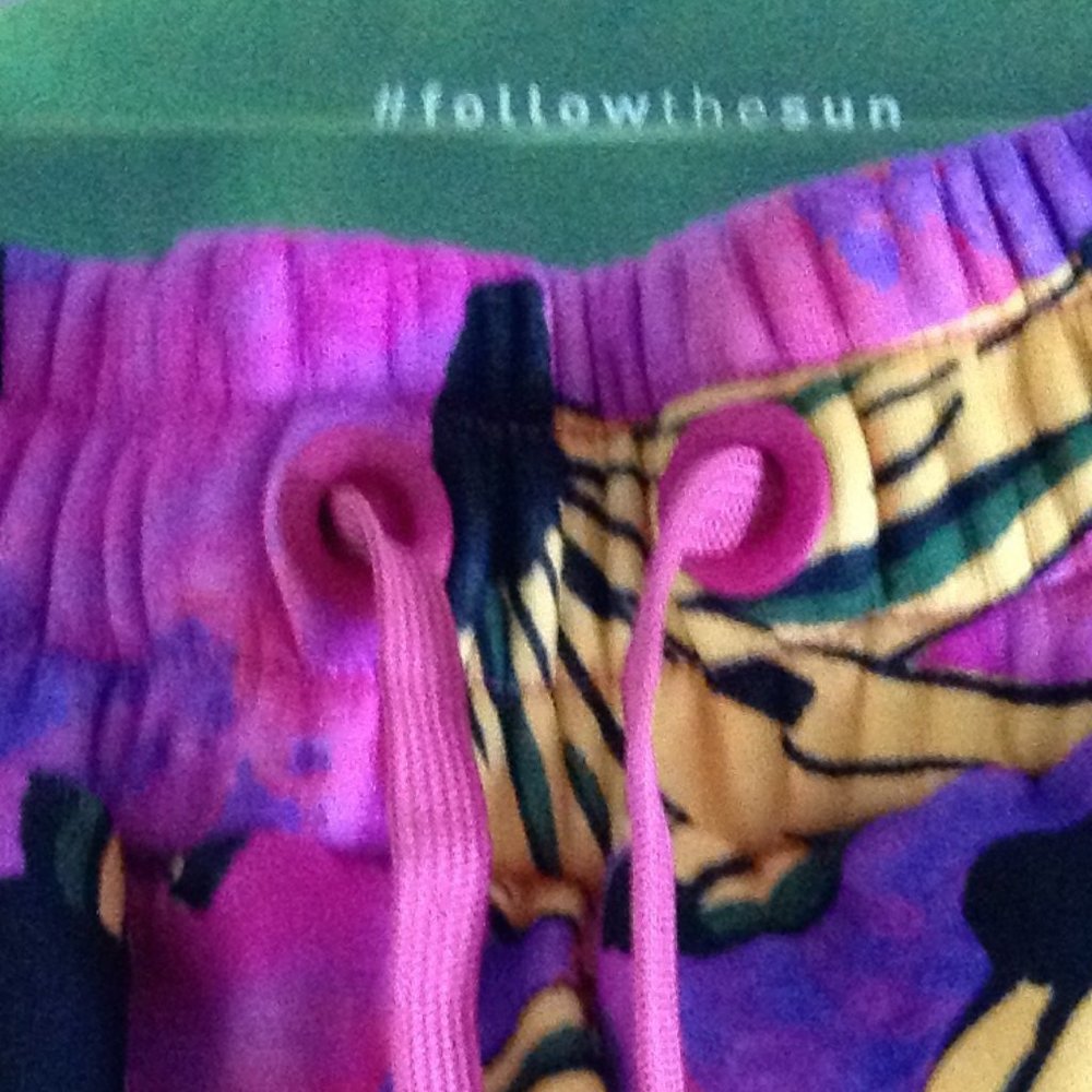 Farm Rio Tie-Dye Banana-Print Sweatpants - Picture 10 of 11